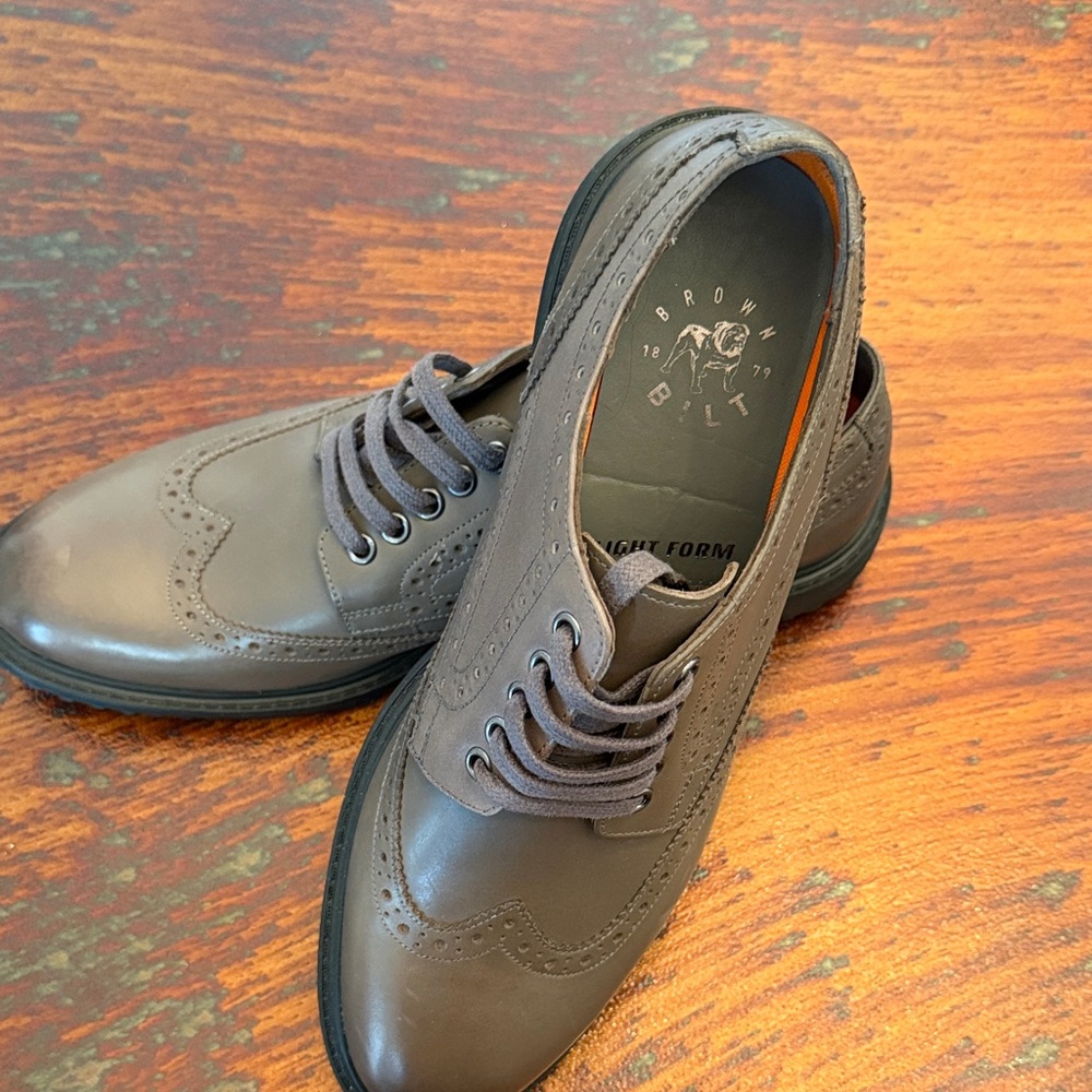 Brown Bilt Men's Classic Brown Oxfords